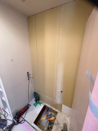 美しいボウルデザインで気品ある優雅な洗面空間　川崎市高津区Y様邸